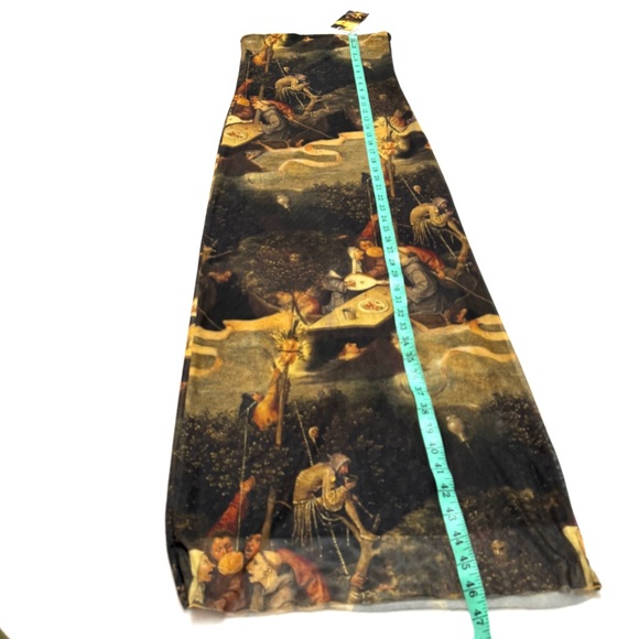 Zara Bosch Hieronymus sz S dress Strapless Tulle Mesh Stretch The Ship is Fools - Picture 10 of 12